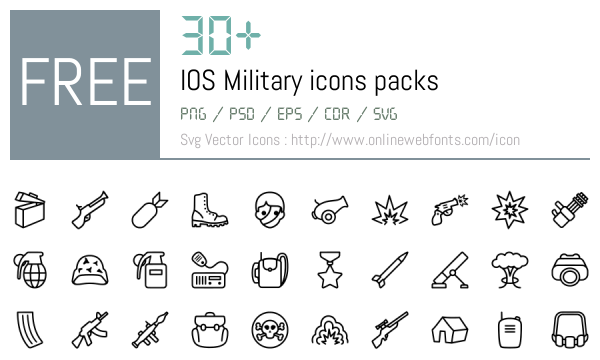 free military themed icons for windows 10