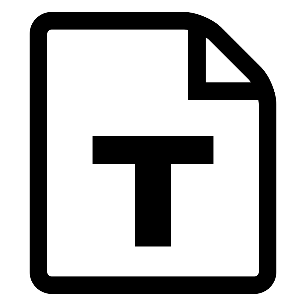 txt free icon