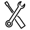 wrench and screwdriver symbol fallout shelter wrench and screwdriver symbol fallout shelter