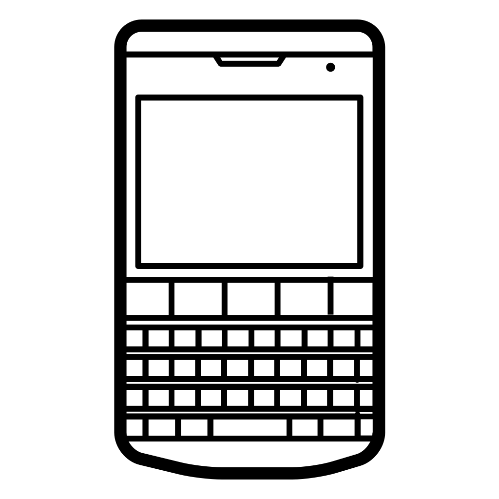 Mobile Phone Of Popular Model Blackberry Porsche Design