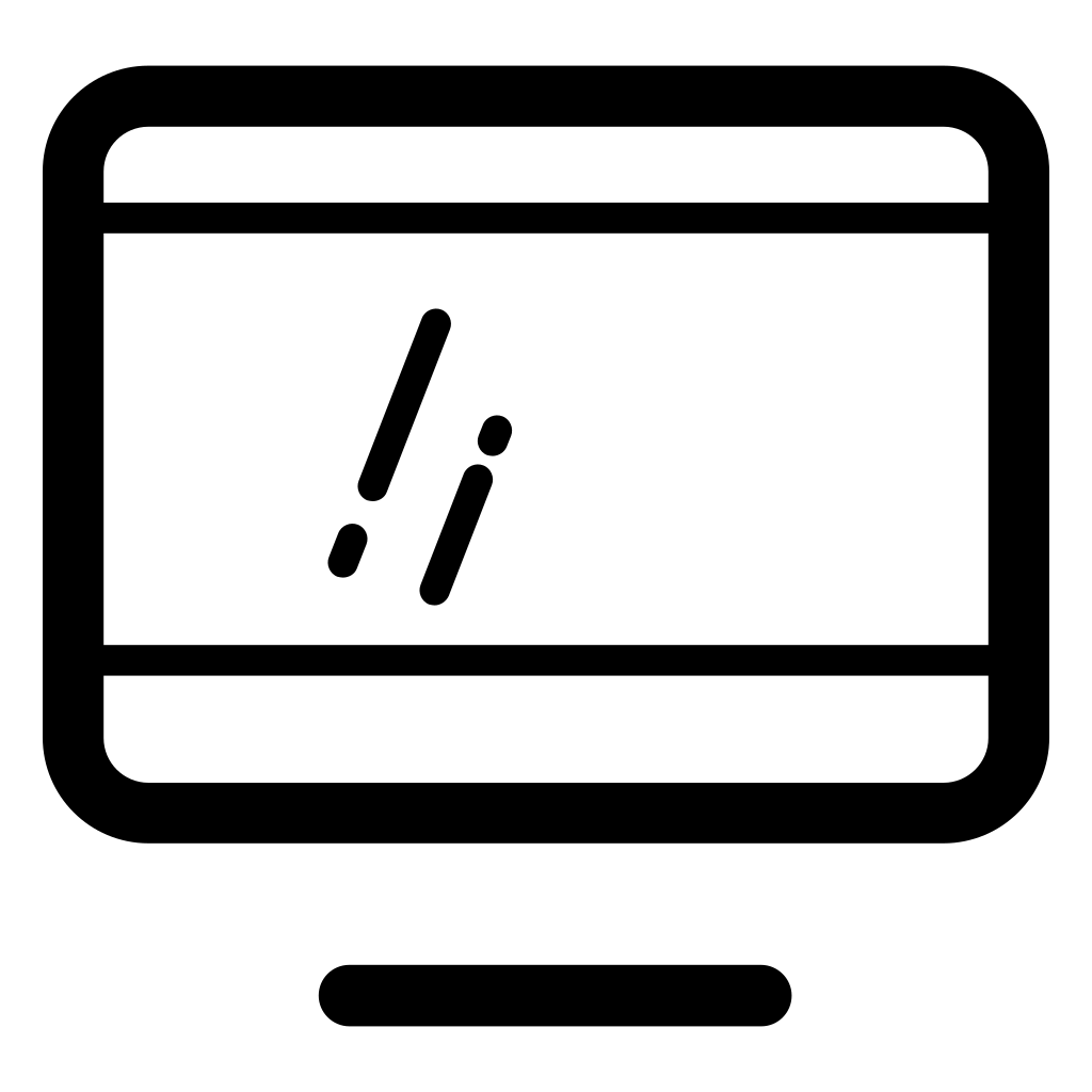 monitor screen outline svg png icon free download