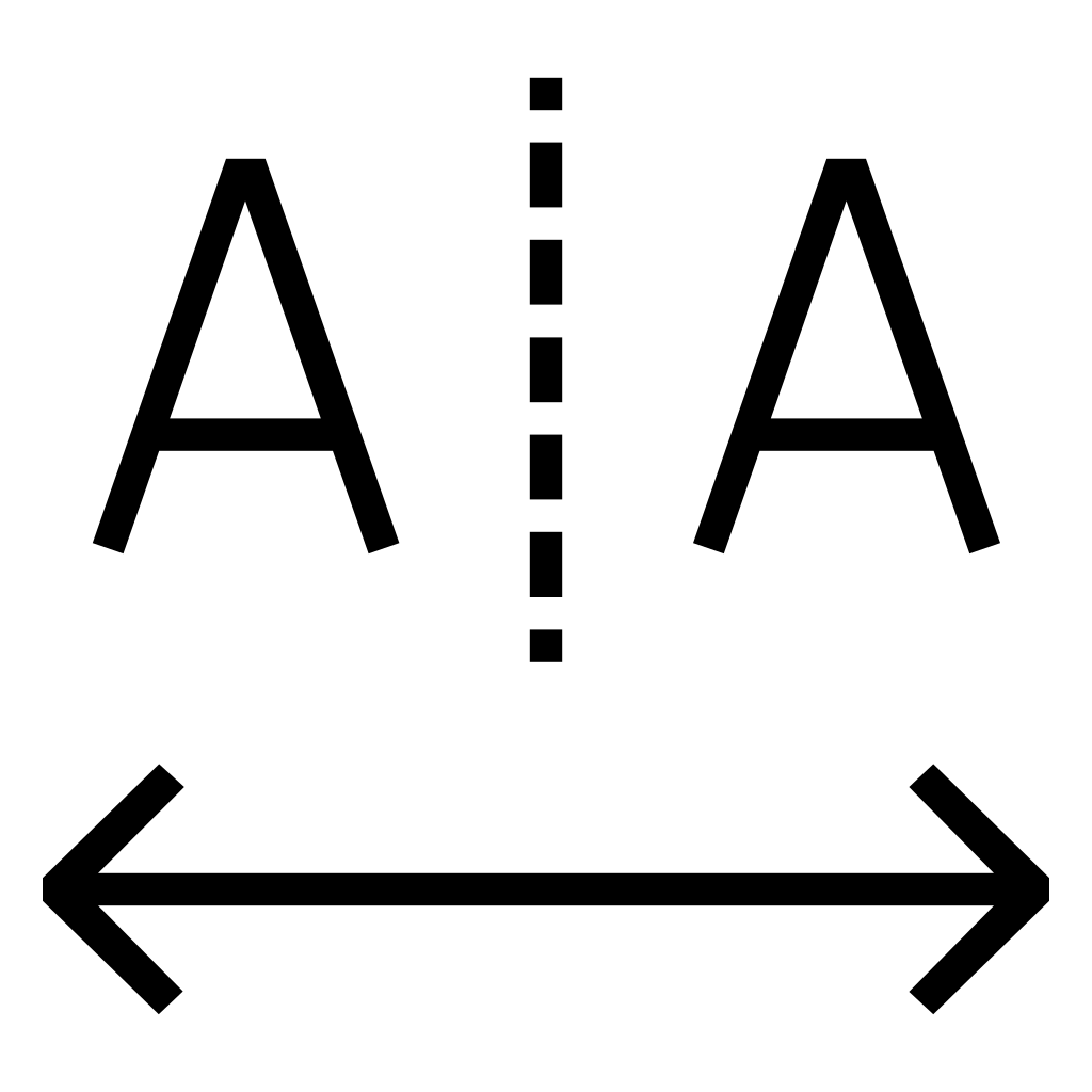 Software Font Kerning
