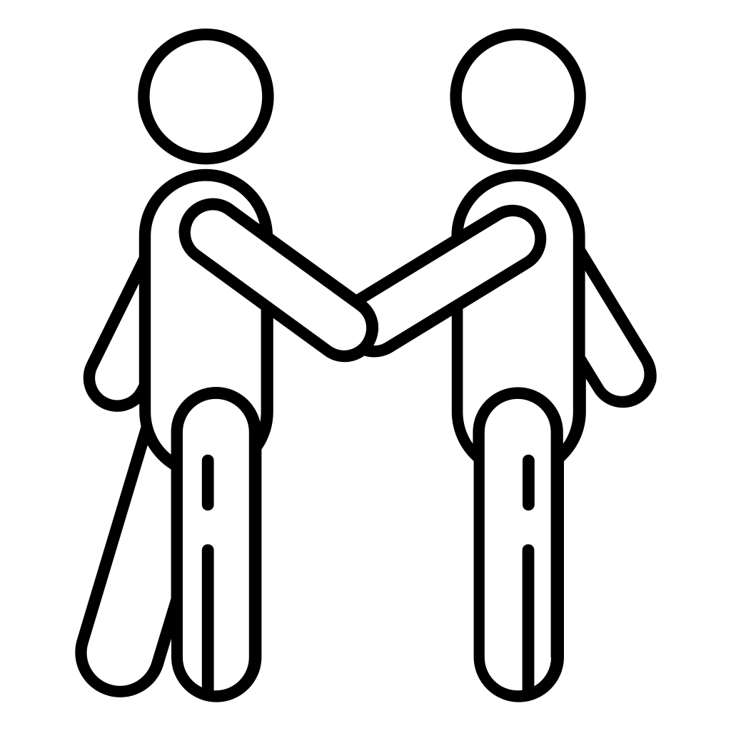 Two Men Meeting