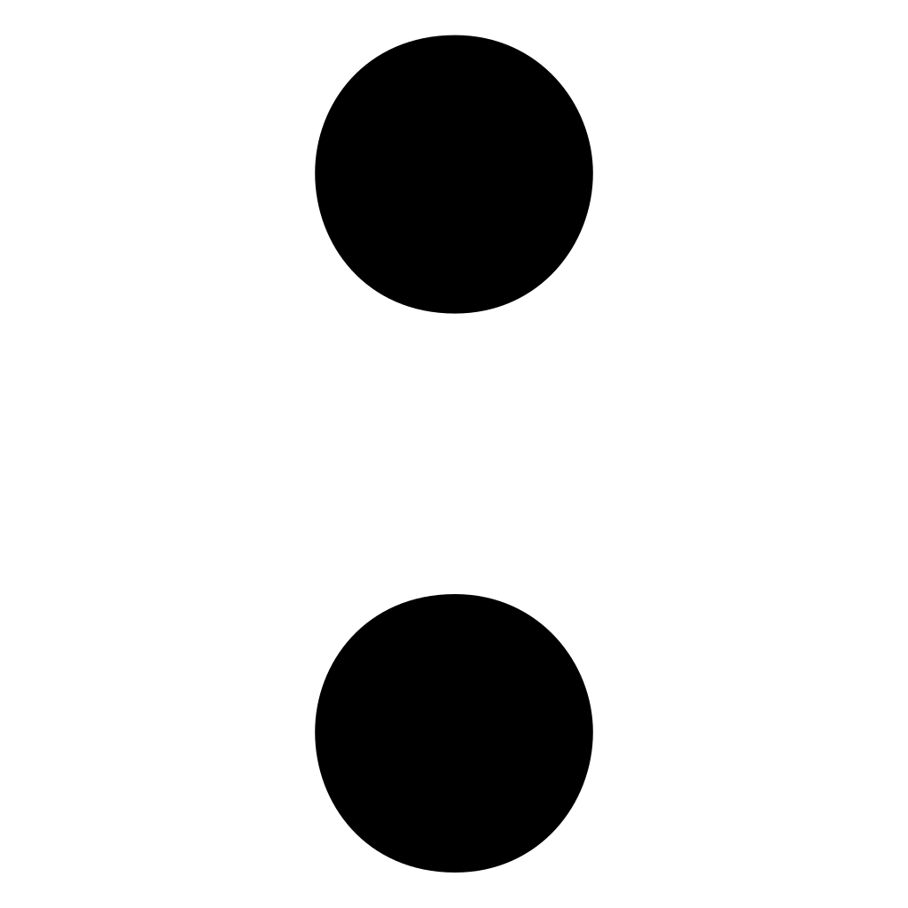 Musical Sign Of Two Dots