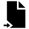 Si Glyph Document Arrow Right