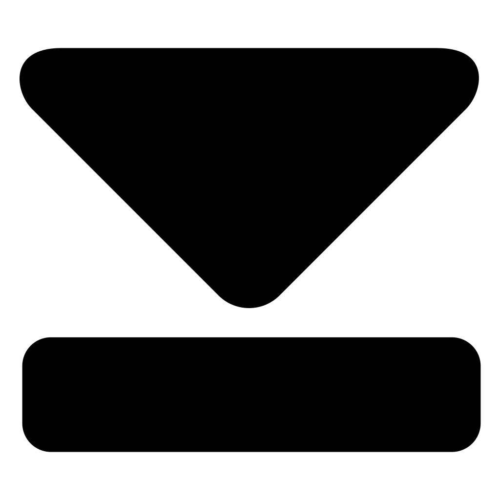 Si Glyph Downwards Arrow To Bar