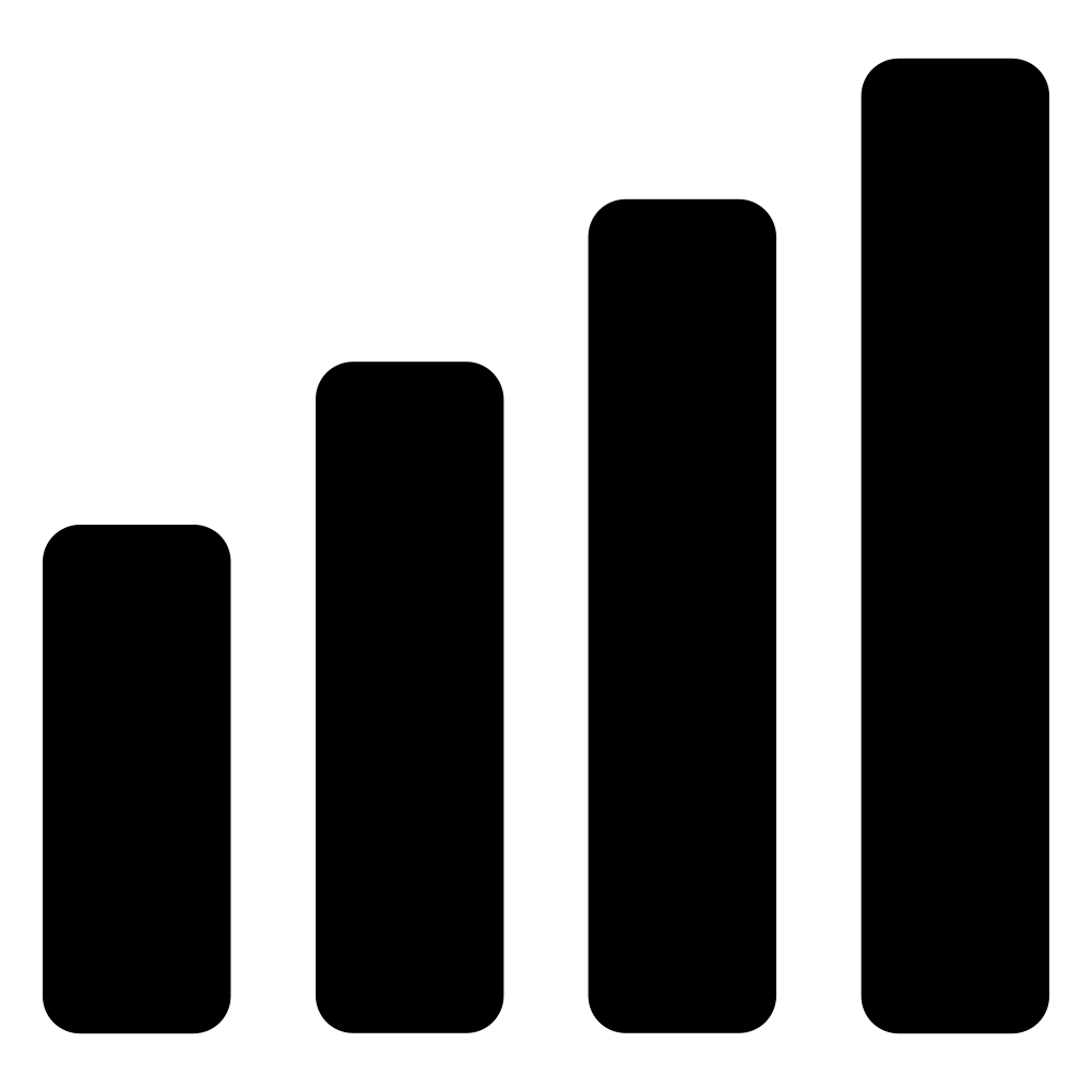 Wireless Signal Interface Status Symbol Of Bars Group