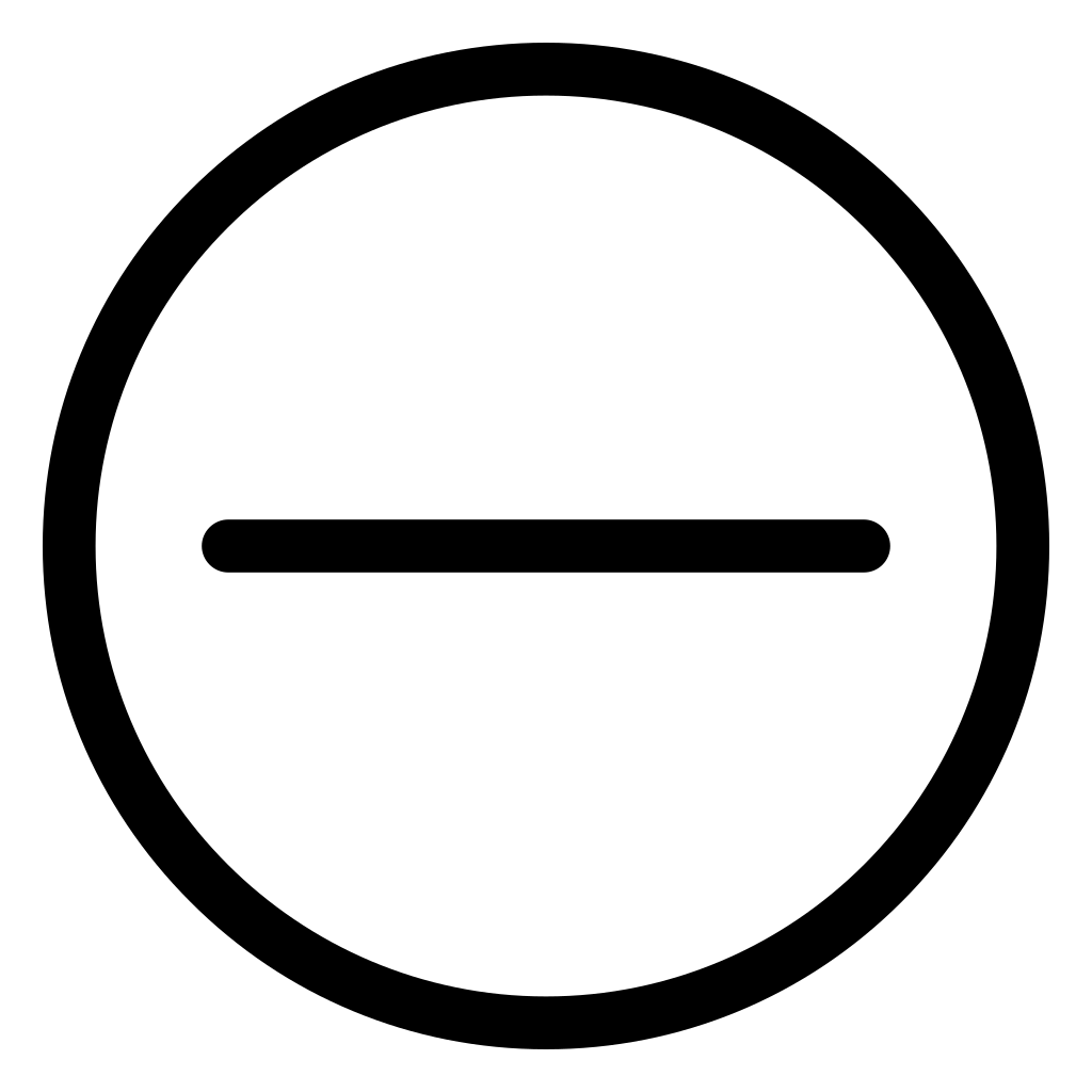 Cc Circle Minus