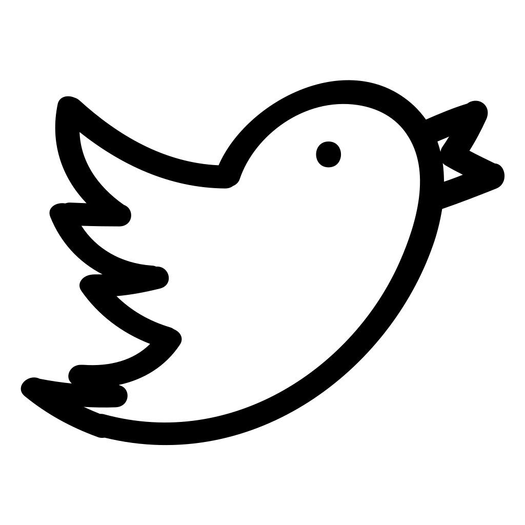 Twitter Hand Drawn Logo