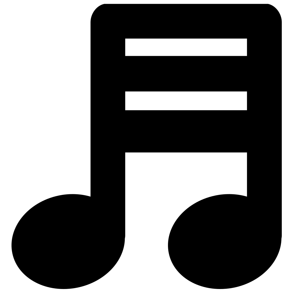 Musical Note With Three Lines