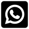 black whatsapp logo png