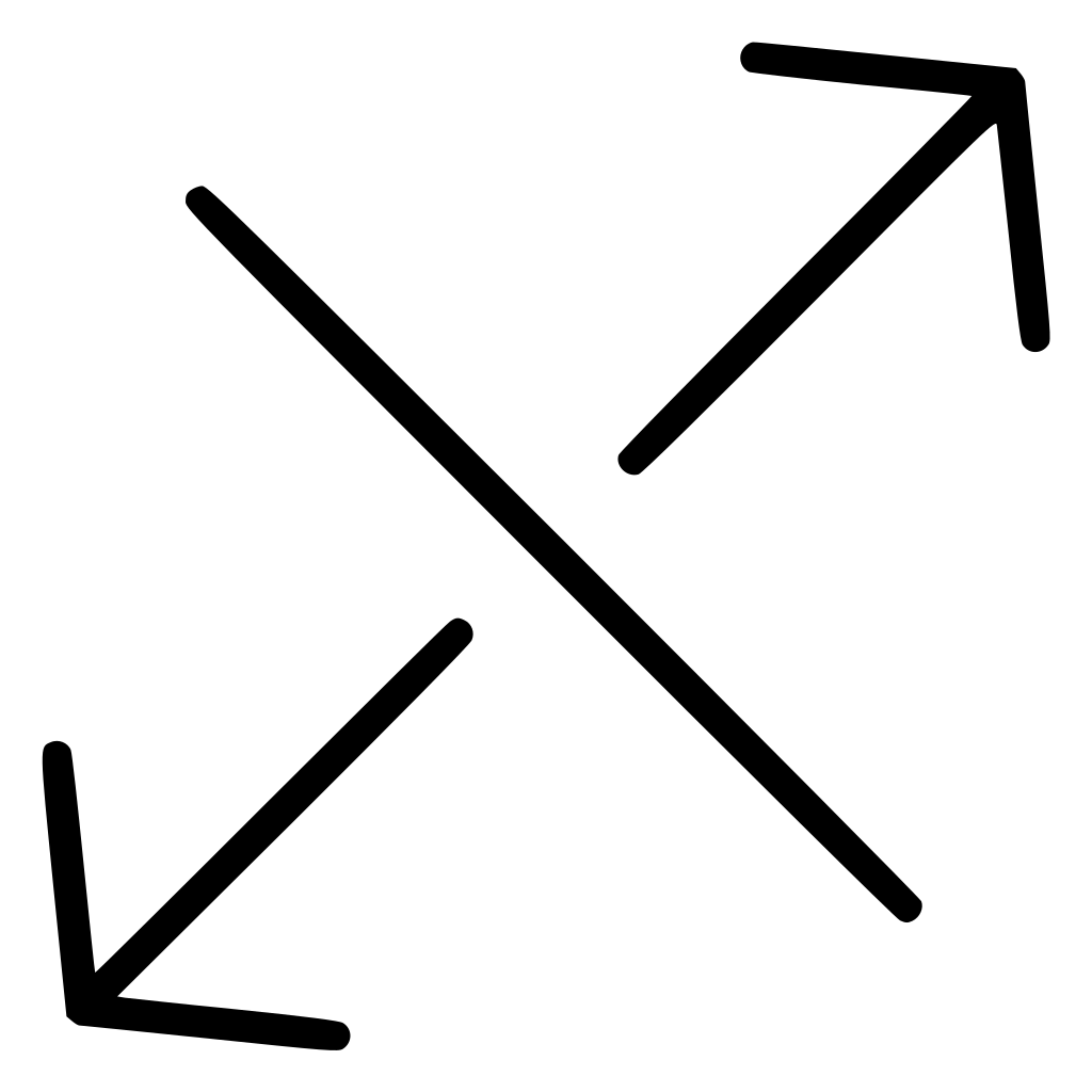 Arrows Down Left Up Right Line Seperating
