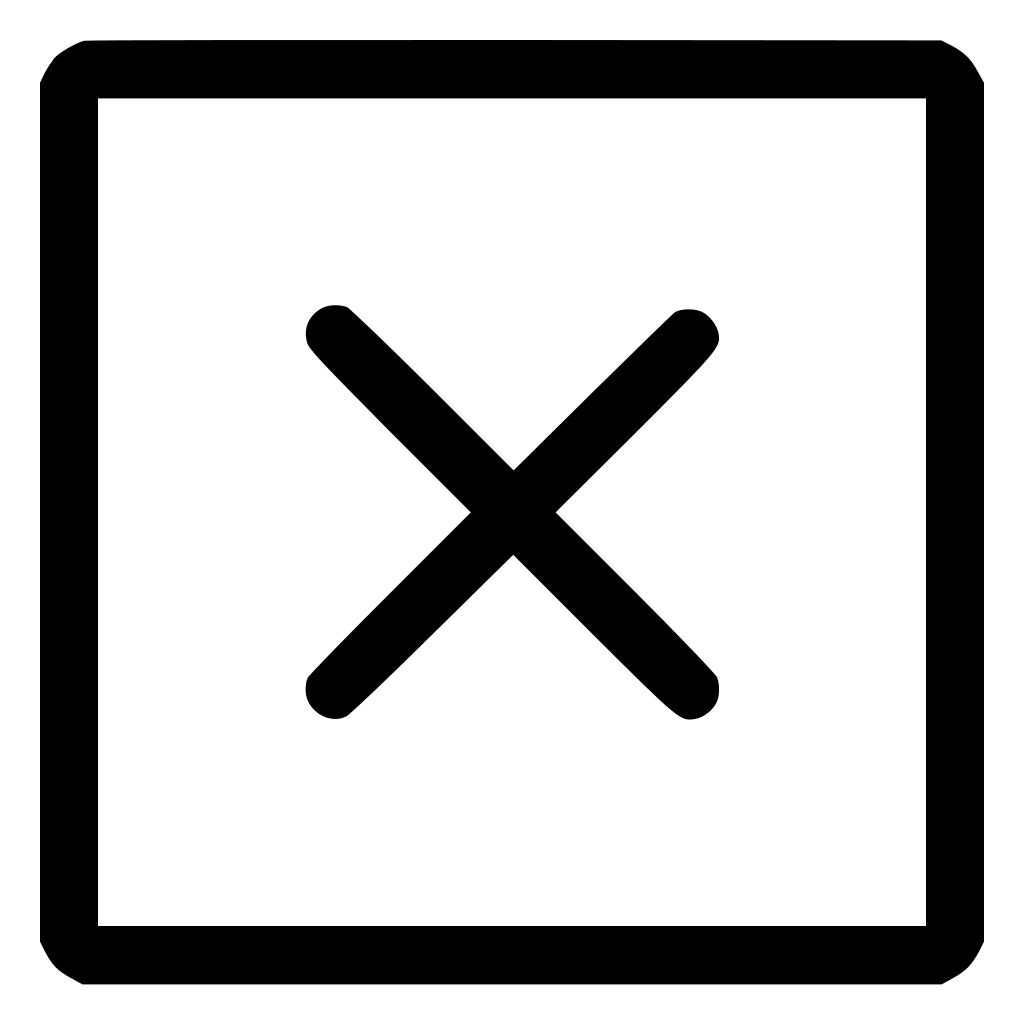 Closecancelsquare