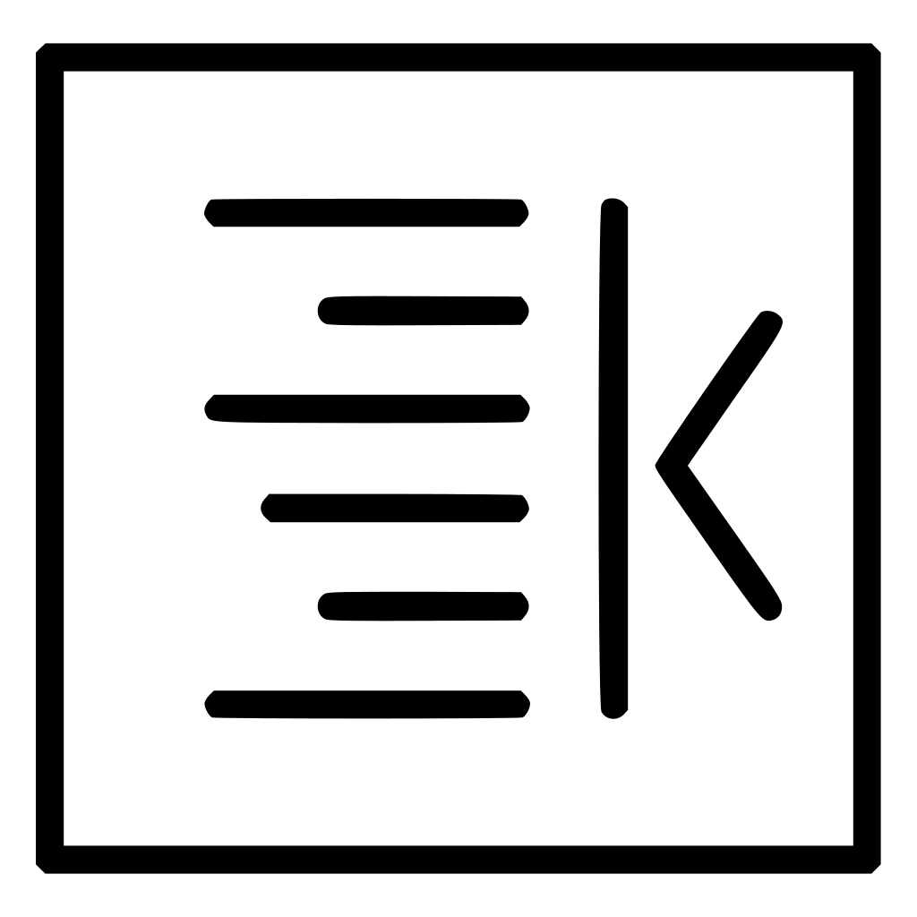 Increment Alignment Left