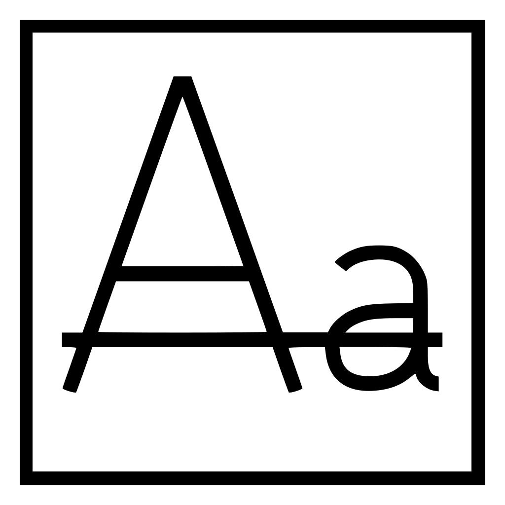 circular studio font strike through