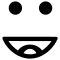 Happy Smiling Emoticon Square Face