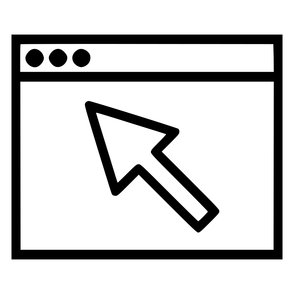 Browser Cursor Large Click
