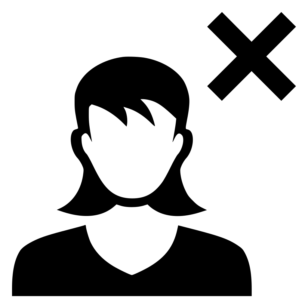 Female Close Delete