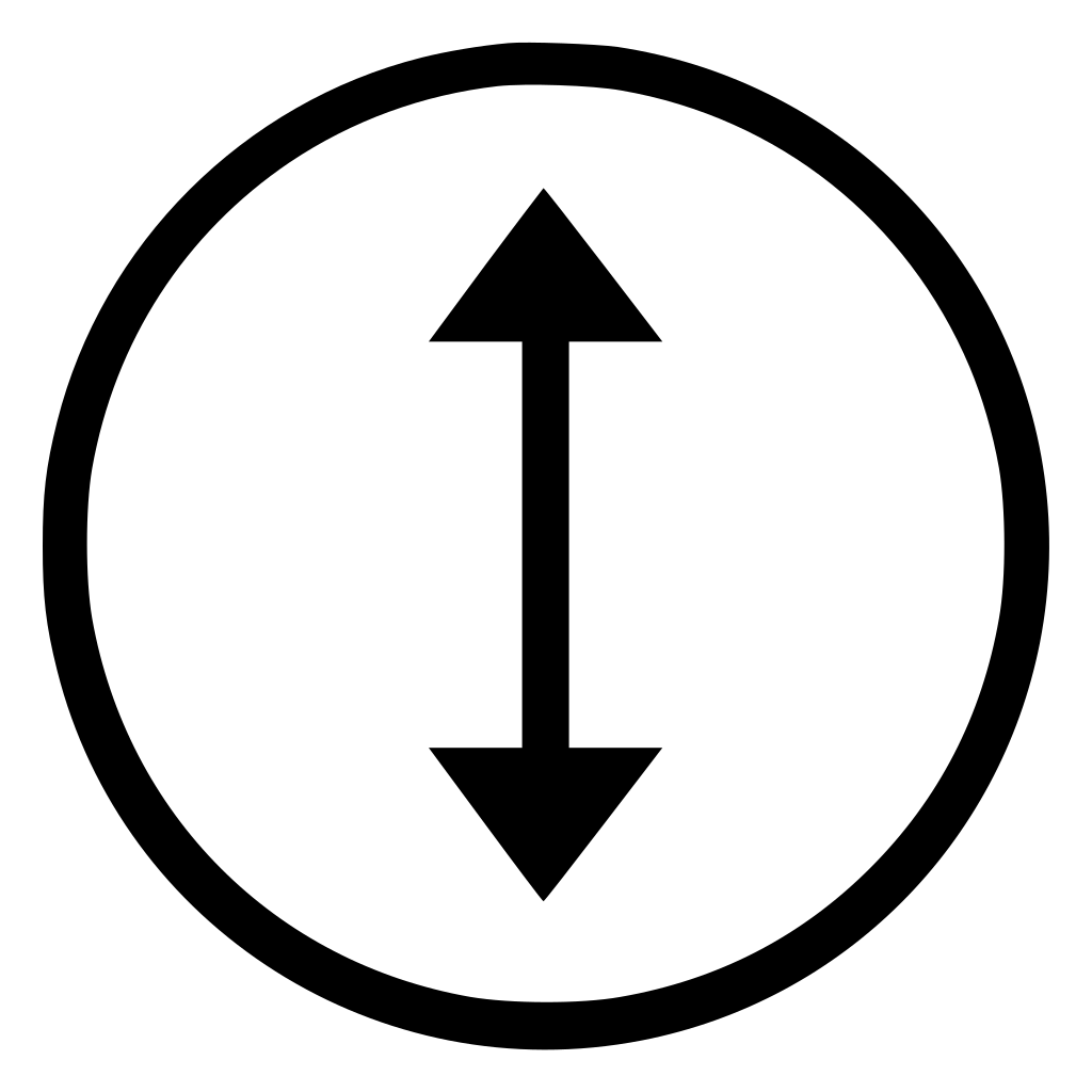 Vertical Size Height Measure Arrows Motion