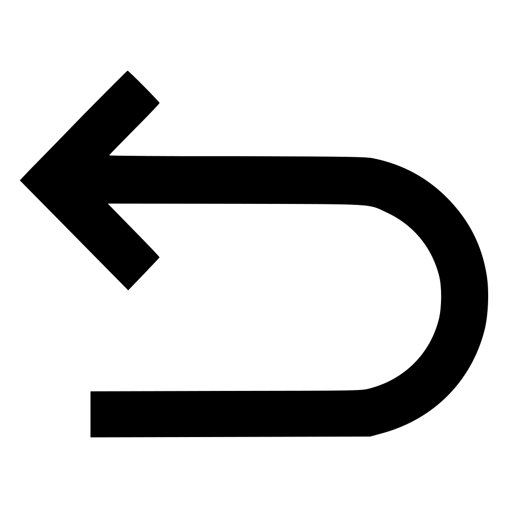 Arrow Back Cancel Delete Edit Left Rotate Undo