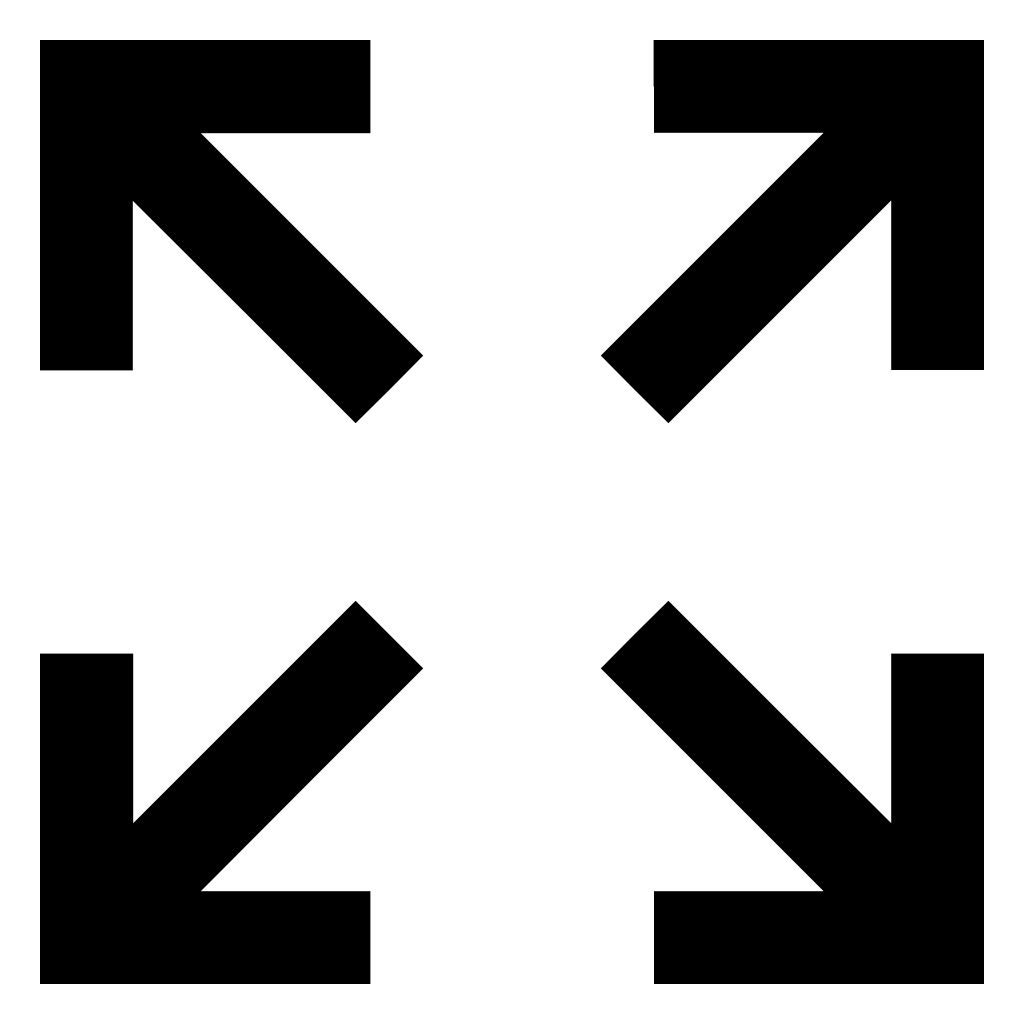 Arrows Extend Full Screen Fullscreen Maximize Resize