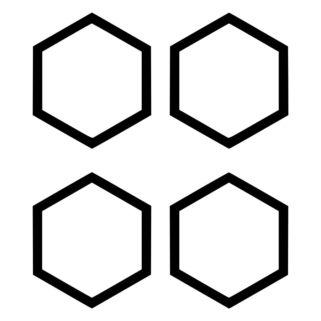 Four Hexagons