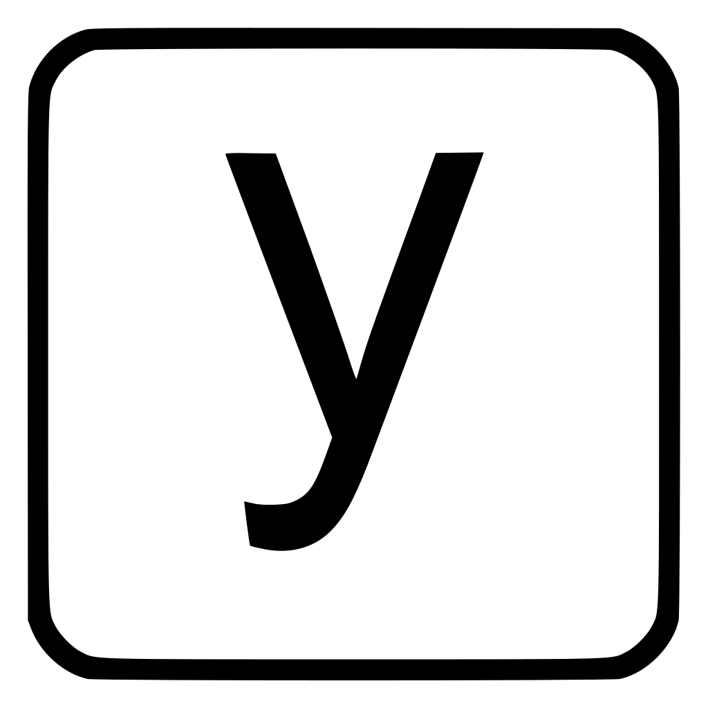 Alphabet Lowercase Y