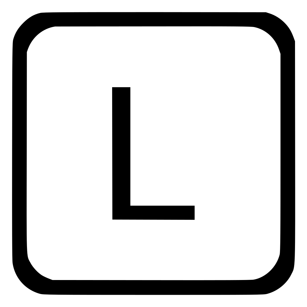 Key L Upper Case