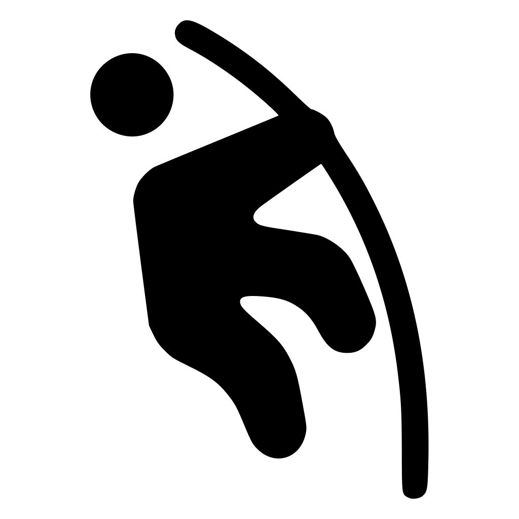 pole vault free icon