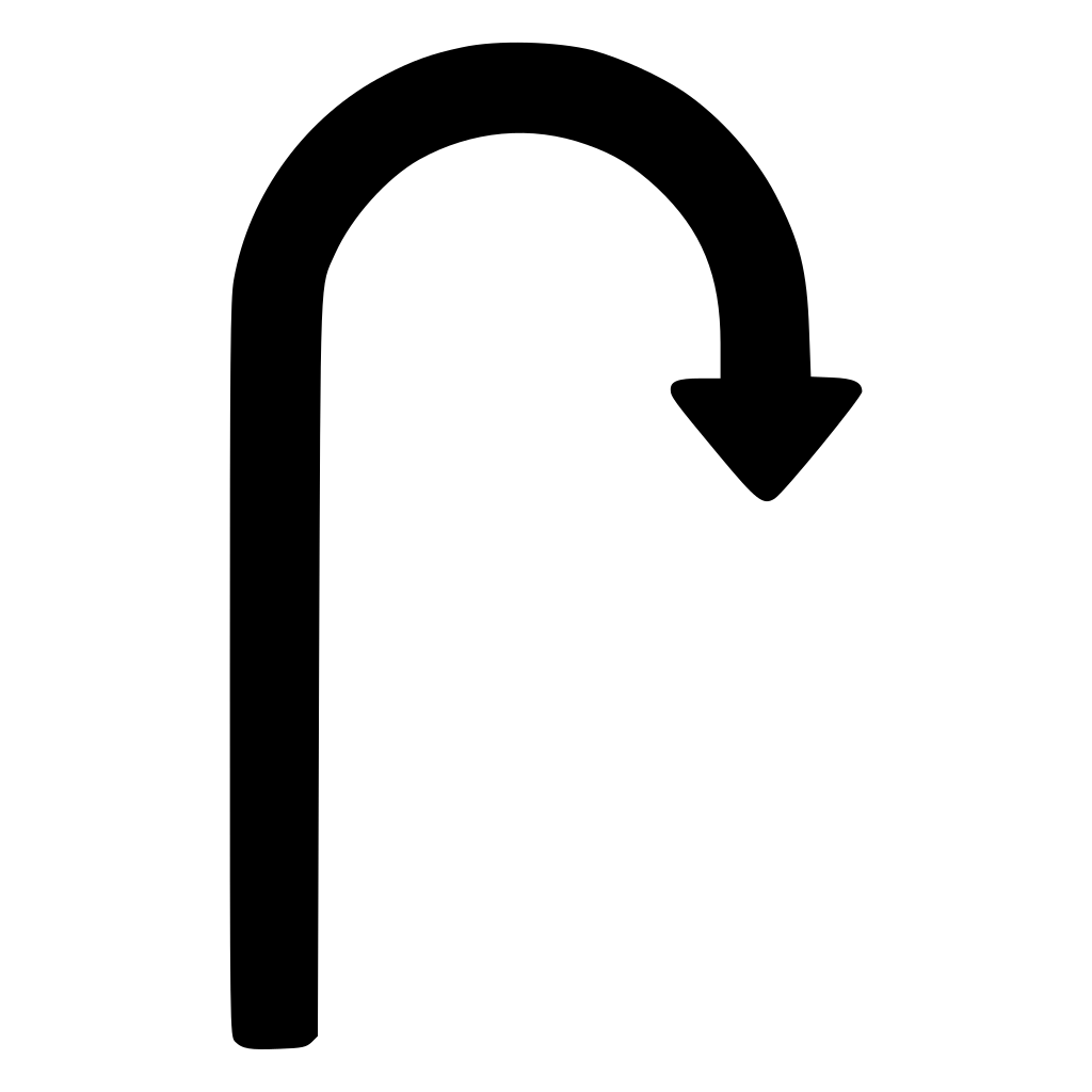 Turn Right Direction Arrow Sign Traffic