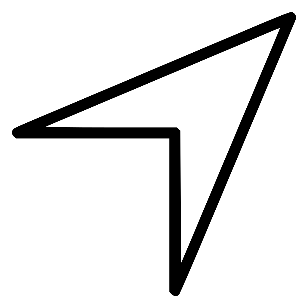 Arrow Large Cursor Right Up