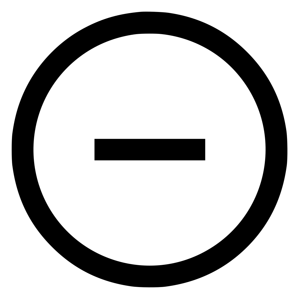 Minus Sign