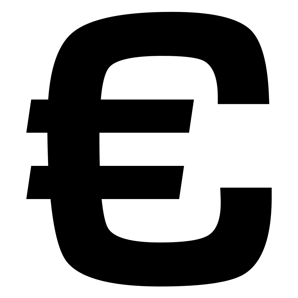 Euro Symbol Outline