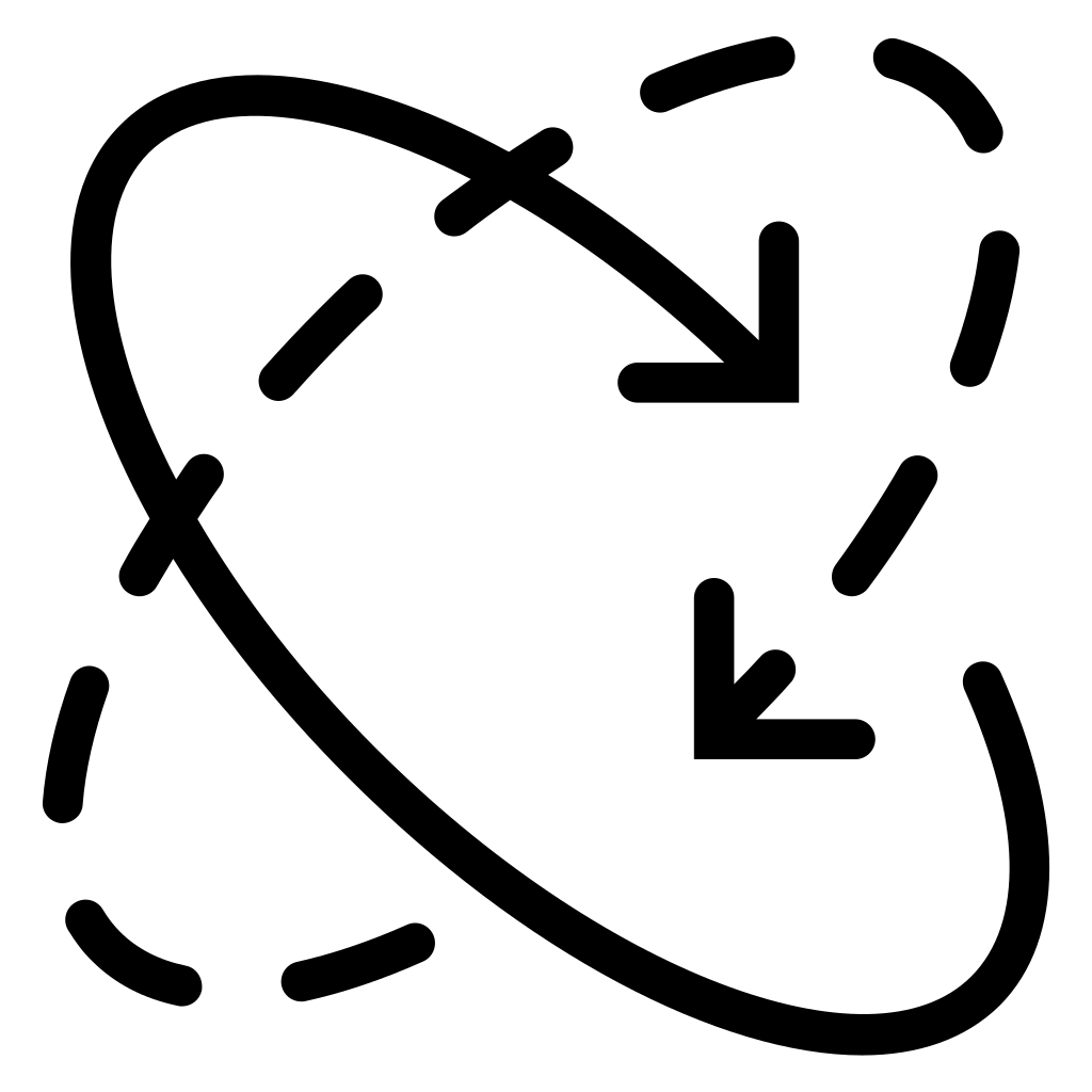 Circular Converging Arrows