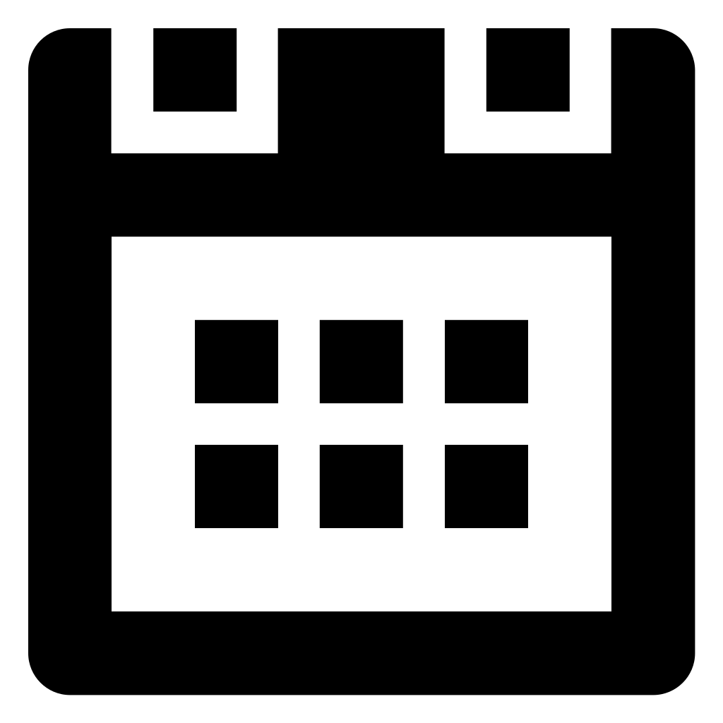 Week On Calendar Page Symbol