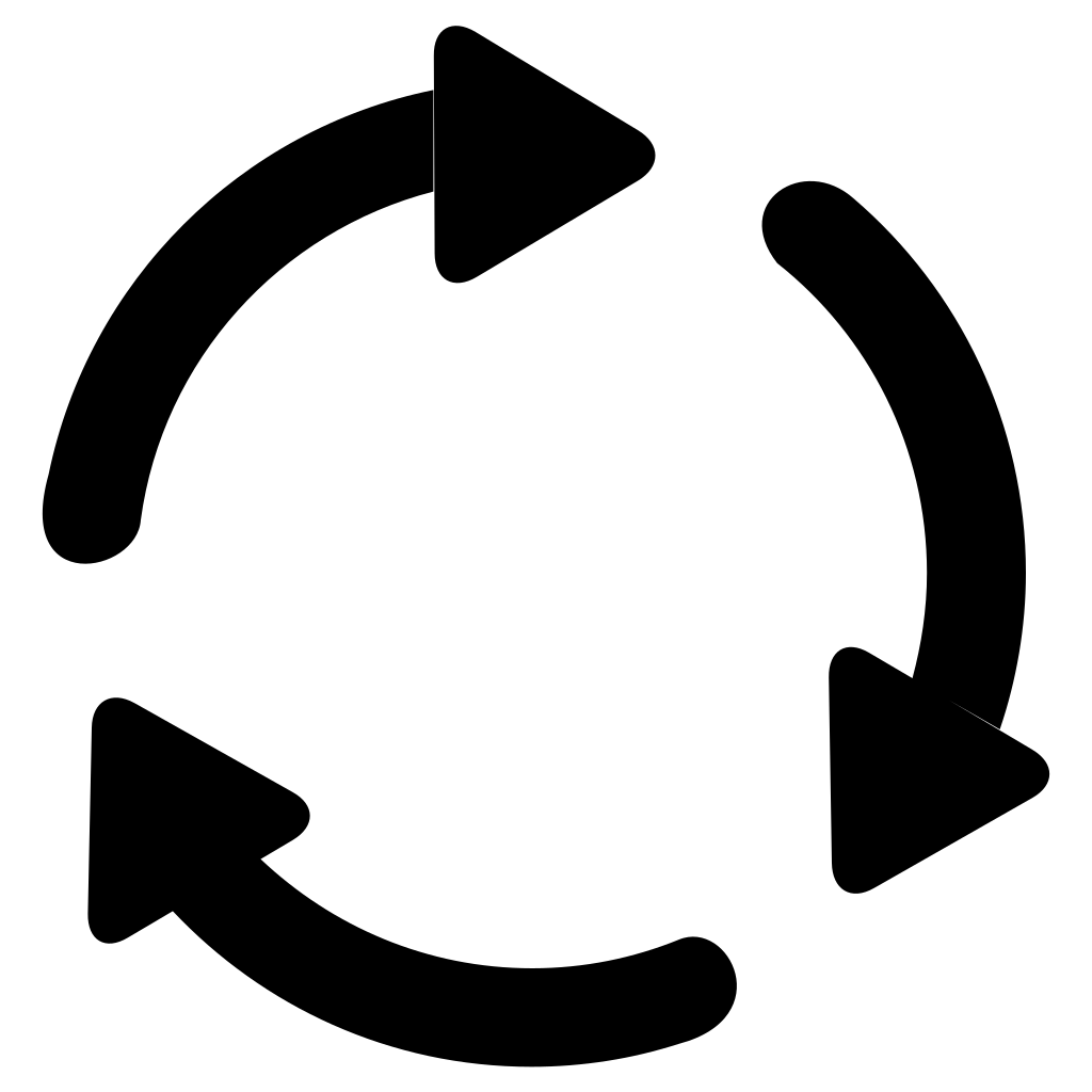 Three Circling Arrows