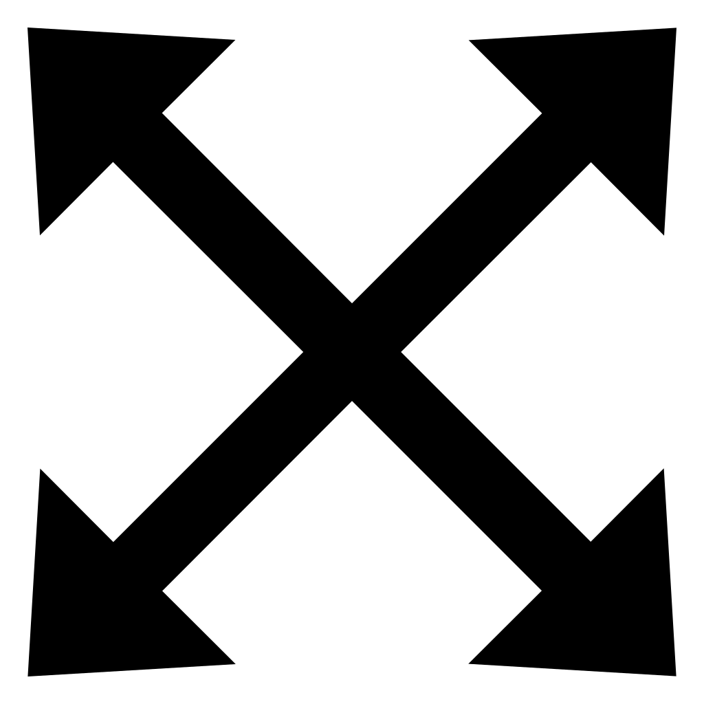 Move Four Arrows Interface Symbol
