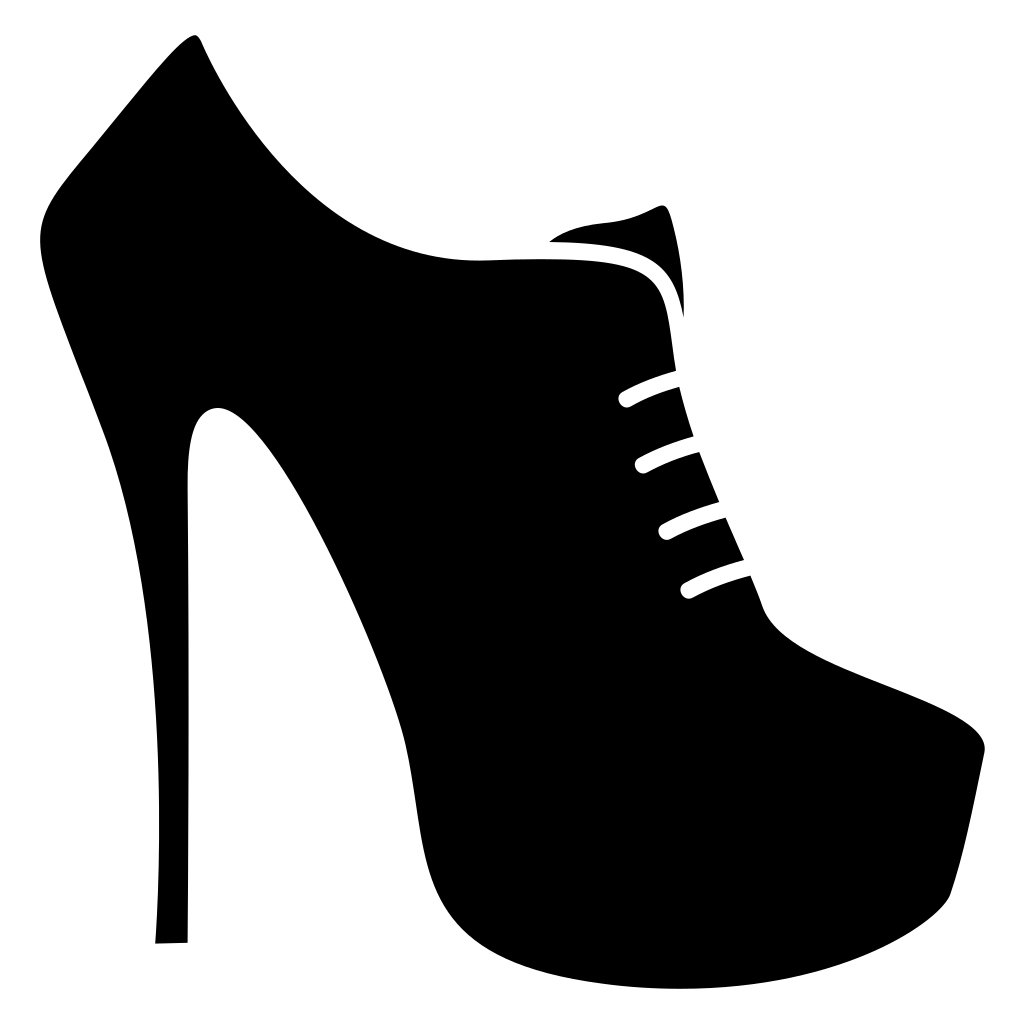 v logo heels